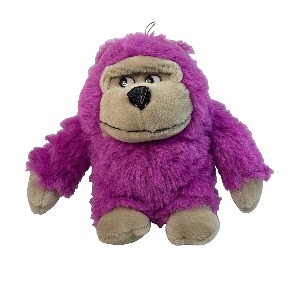 Vintage 1994 Fable Original Design Pink Gorilla Retro Colorful Soft Cuddly‎ Rare
